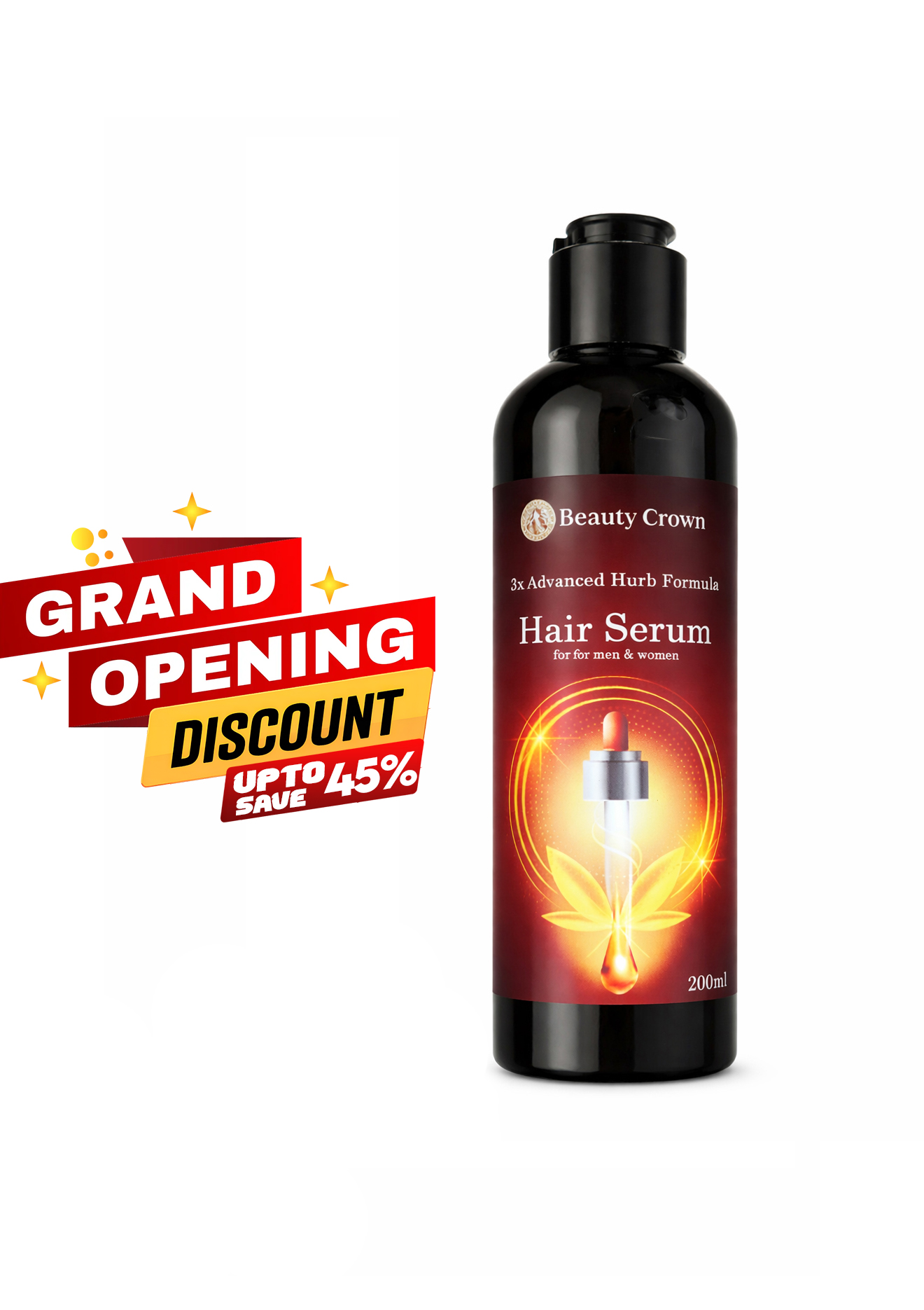 Beauty Crown 3x Advanced Herb Formula Hair Serum (200ml)